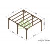 Pergola sur pieds en bois, Fuengirola