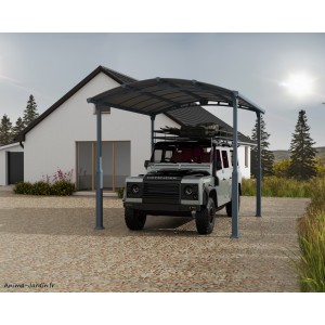 Carport simple en aluminium, Alpine / Hauteur réglable