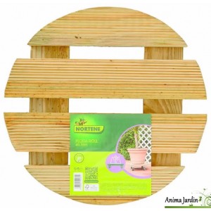 Support à roulette pour plante, Flora Roll Autoclave Rond