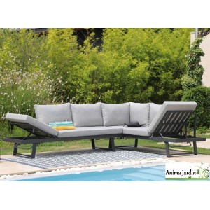 Lit / Lounge / Bain de soleil Modulo, aluminium