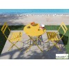 Set table + 2 chaises Cuba pliant, Acier