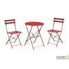 Set table + 2 chaises Cuba pliant, Acier