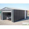 Garage en métal Optimo gris anthracite, 20,80 m²