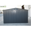 Abri en métal Orlando gris anthracite, 9,72 m²