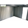 Abri en métal Berlin gris anthracite, 11,69 m²