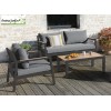 Salon de jardin Games, 4 personnes, Aluminium