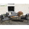 Salon de jardin Games, 4 personnes, Aluminium