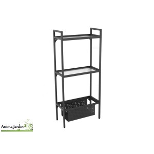 Etagère 3 niveaux pour Balcon en Aluminium, Etagère 2