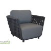 Fauteuil Lounge Hug, Aluminium