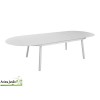 Table de jardin extensible ovale Dublin, 230/300 cm, 8 à 10 personnes