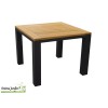 Table de jardin Torino, 100x100 cm, 4 personnes