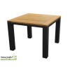 Table de jardin Torino, 100x100 cm, 4 personnes