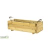 Bac en bois carré 82x34 WoodFlex avec anses, Traité autoclave