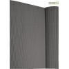 Canisse PVC gris anthracite, 10 mm, 95% occultant