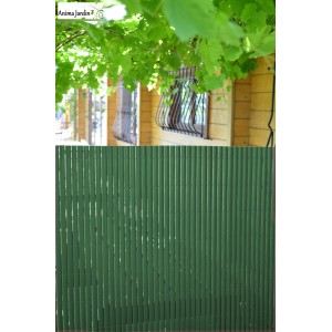 Canisse PVC Vert, 10 mm, 95% occultant