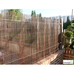 Canisse en Osier naturel, 85% occultant, Natural Willow Fence