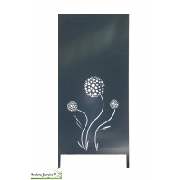 Panneau décoratif Tara, 0,60x1 m, Anthracite