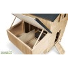 Poulailler chalet avec pondoir en bois XXL, 6-10 poules