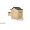 Poulailler chalet avec pondoir en bois XXL, 6-10 poules