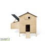 Poulailler chalet avec pondoir en bois XXL, 6-10 poules