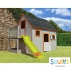 Maisonnette enfant en bois, Duplex, mezzanine, pas cher, EGT