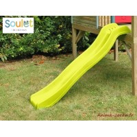 Toboggan, glissière, 220 cm, vert, jeux, enfants, pas cher, Soulet, achat