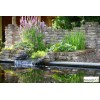 Bassin de jardin rectangle Jupiter, 875 litres, bassin rigide de 2,68 m², PFV noir