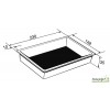 Bassin de jardin rectangle Jupiter, 875 litres, bassin rigide de 2,68 m², PFV noir