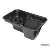 Bassin de jardin Jupiter SI, 230 litres, bassin rigide de 0,94 m², PE noir