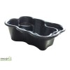 Bassin de jardin Iris SII, 240 litres, bassin rigide de 1,09 m², PE noir