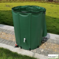 Récupérateur d'eau vert, Water collection, 380L/500L/1000L
