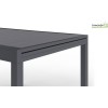 Table de jardin extensible Polywood, Gris anthracite, 8 personnes