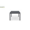 Table de jardin extensible Polywood, Gris anthracite, 8 personnes