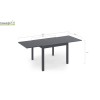 Table de jardin extensible Polywood, Gris anthracite, 8 personnes