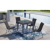 Table de jardin extensible Polywood, Gris anthracite, 8 personnes