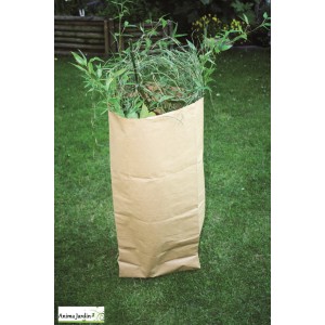 Lot de 4 sacs de jardin en papier kraft 80L, Paper Garden Bag