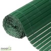 Canisse en PVC double-face 1500 g/m² vert, Occultation 100%