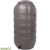 Récupérateur d'eau de pluie forme colonne taupe, 250 L