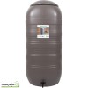 Récupérateur d'eau de pluie forme colonne taupe, 250 L