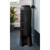 Pied de rehausse monobloc noir pour récupérateur d'eau de pluie de 100L