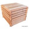 Composteur en bois, Agathe, 790 L, douglas, Le Livet