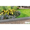 Lot de 20 bordures de jardin imitation pierre grise, 5,10 m