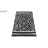 Tapis décoratif pour extérieur Inca, Noir/Blanc