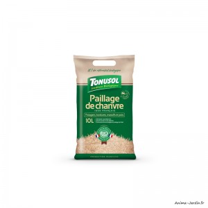 Paillage de chanvre, 10 L, sac de 1 kg, Agriculture biologique