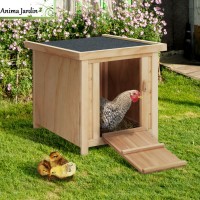 Poulailler nichoir en bois pour lapin ou poule