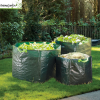 Lot de 3 sacs de jardin vert avec poignée, ThreeBag