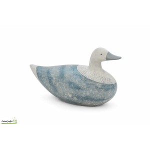 Canard Basalt, L.25 cm, animal en céramique, décoration extérieure