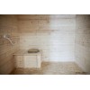 Toilette sèche en bois avec plancher, PMR, avec rampe d'accès, 3,62 m²