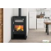 Poêle à bois avec four surround en acier inoxydable 11,7 kW, Kialo