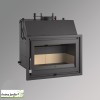 Thermopoêle à bois 65L, 23,6 kW, Insert Agulo